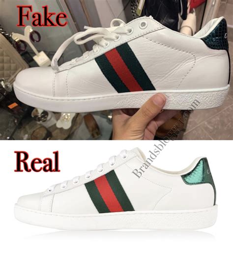 white gucci sneakers replica|gucci ace sneakers real.